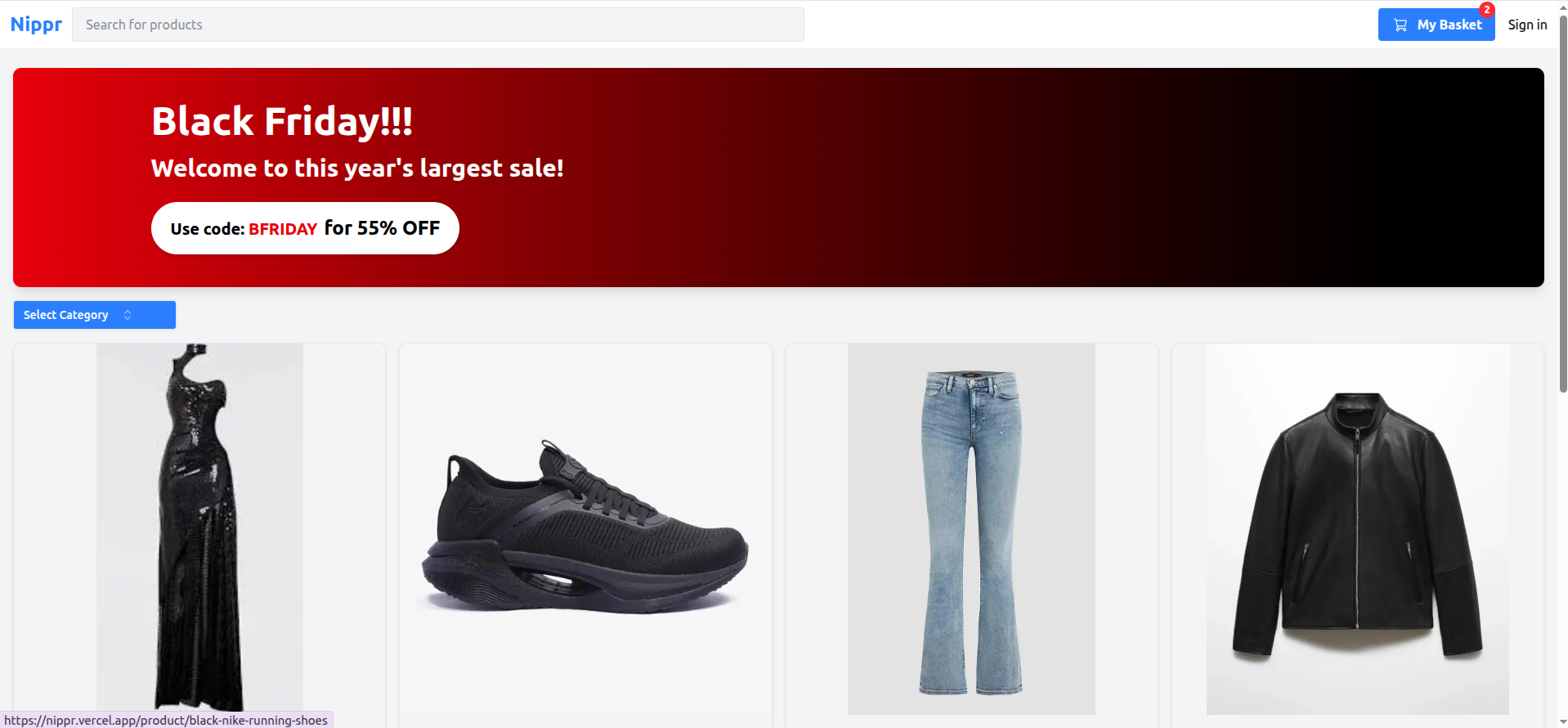 Nippr E-Commerce App